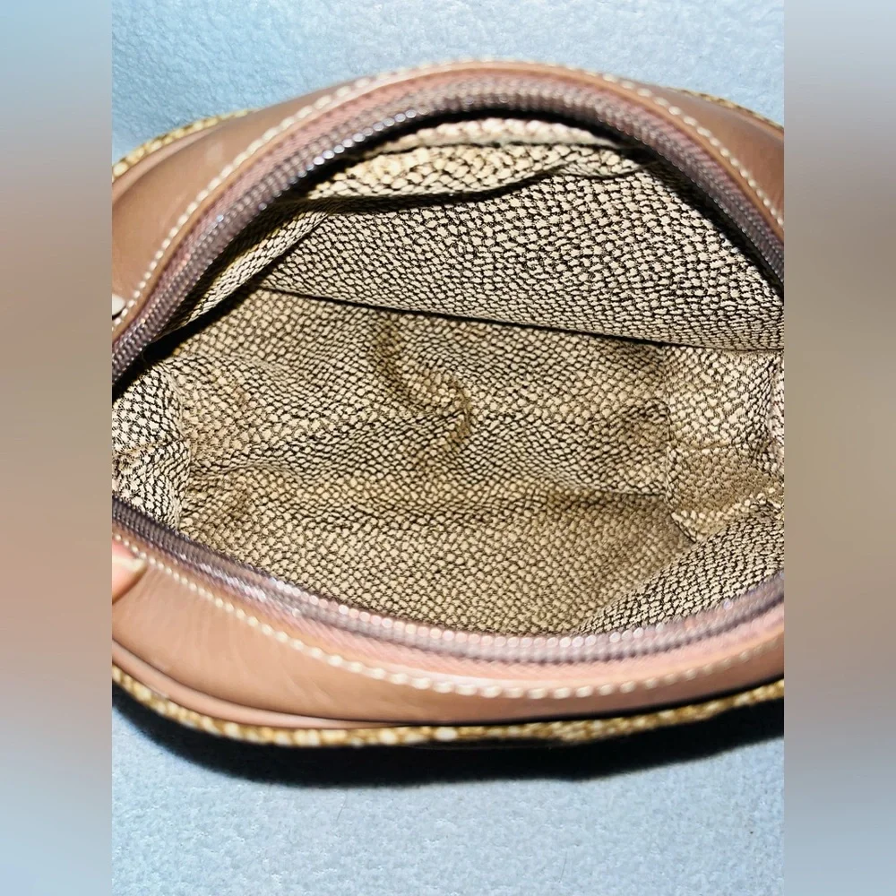 Borbonese Quail Suede Small Clutch/Pouch - Picture 4 of 12